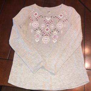 Justice long sleeve shirt